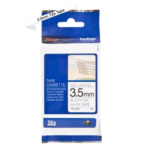 Beschriftungsband original Brother P-touch TZeN201 extra schmal 3,5mm  Dias CDs - Bild 1 von 6