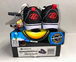Heelys Roller Shoes Kids Size 13 Black New in Box Sneakers with wheels - Picture 1 of 13