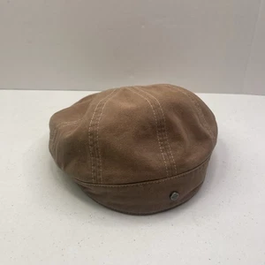 Cappello berretto Stetson All American beige cotone newsboy grande XL - Foto 1 di 4