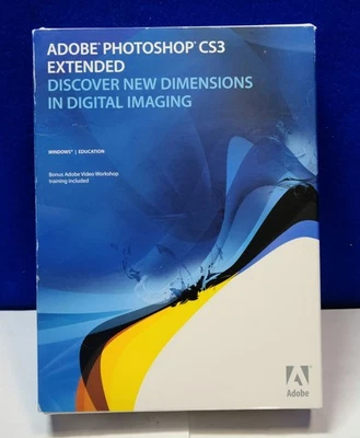 Adobe Photoshop CS3 Extended + Creative Suite 3 Video Workshop - Image 1 of 3
