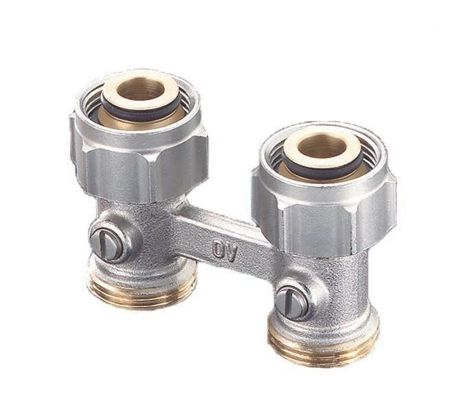 Hahnblock(Kermi) DG DN 20 (3/4") ÜM x DN 20 (3/4") AG CbS Zweirohr - Bild 1 von 1