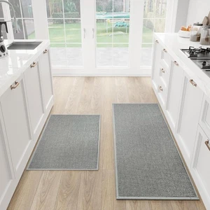 Kitchen Mat Set of 2 PCS, Cushioned Non Slip Rugs for Kitchen Floor, Absorben... - Picture 1 of 8