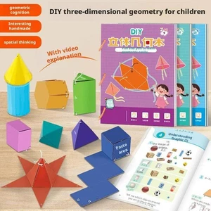 Koyoata Pull String 3D Geometry Learning Book - Boutiquefortun Toy with 9/12/15 - Bild 1 von 17
