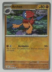 Archen 050/086 Reverse Holo Uncommon White Flare Pokemon TCG NM  - Picture 1 of 2