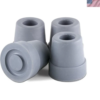 Duraderas puntas de caña cuádruples de goma de 0,5 pulgadas - Juego de 4 con anillo de metal para tracción Foto 1 de 3