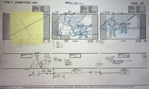 Legend of the Dragon 2005 Production Hand Drawn Storyboard BKN International - Bild 1 von 2