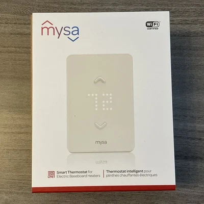 🔥 🔥 Mysa Smart Thermostat for Electric Baseboard Heaters (MYSA BB V2-0 ) White - Image 1 of 4
