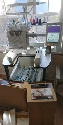 Baby Lock Venture 10 Needle Embroidery Machine w Many Extras Very Low Use - Image 1 of 4