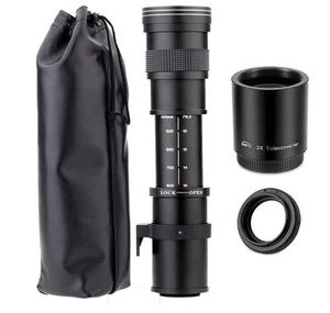 Teleobjetivo zoom JINTU 420-800mm f/8.3 HD para cámaras réflex digitales Nikon - Imagen 1 de 6