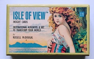 Isle of View Insight Cards Deck 1 Russell McDougal 50 Cards Explanatory Booklet - Picture 1 of 3