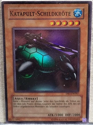YU-GI-OH! - 1x Katapult-Schildkröte (1) - DB2-DE047 - Super Rare - Deutsch - Bild 1 von 4