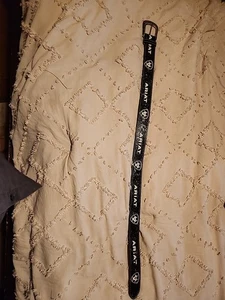 ARIAT WESTERN BELT BLACK PREOWNED 32 INCHES - Picture 1 of 8