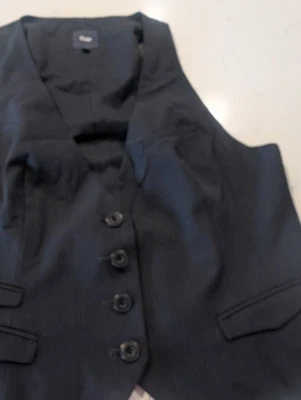 Chaleco a rayas azul Gap talla mediana Foto 1 de 2