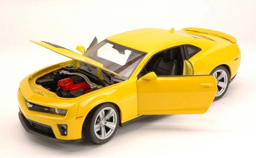 Welly WE4042 CHEVROLET CAMARO ZL1 2013 YELLOW 1:24 Modellino - Photo 1/1