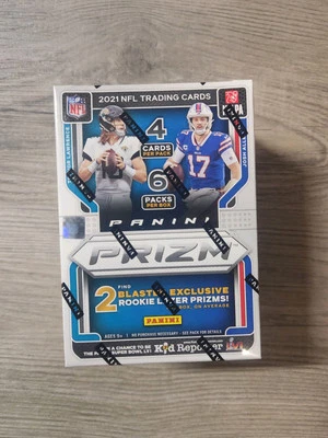 2021 Panini Prizm NFL Football Factory Sealed Blaster  Lawrence Chase Waddle Rc - Image 1 of 2
