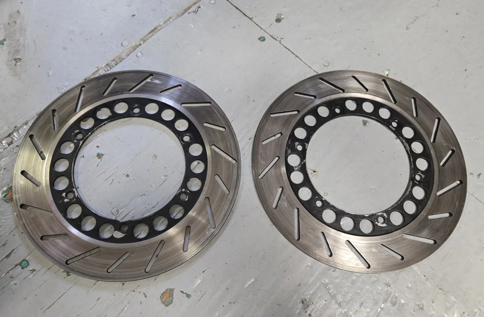 OEM YAMAHA DISCOS DE ROTOR DE FRENO 29L-25831-10-00 BUENO *JUEGO* Foto 1 de 4