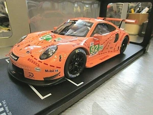 PORSCHE 911 RSR 991 Le Mans Class Winner 2018 Pink Pig #92 Estre Vanth IXO 1:18 - Bild 1 von 6