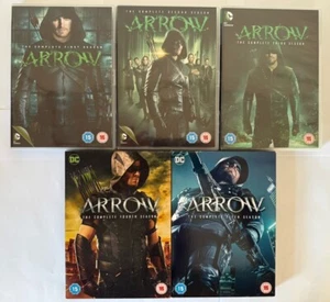 Arrow Season 1 - 5 (DVD) Series 1,2,3,4,5 - UK Region 2 (CX49) - Picture 1 of 6