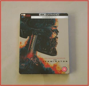 THE TERMINATOR - UK 4K ULTRA HD + BLU-RAY STEELBOOK * DENT - SCHWARZENEGGER - Picture 1 of 8