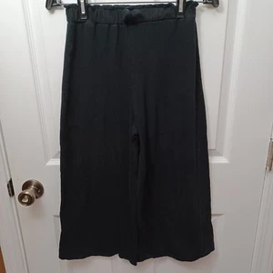 GIRL'S V.&GRIN BLACK WIDE LEG STRETCHY PANTS SIZE LARGE - Picture 1 of 14