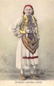 Croatia - Hrvatska narodna nosnja - Croatian folk costume - Publ. R. Mosinger - Picture 1 of 2