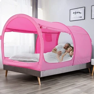 Alvantor Twin Size Pop Up Bed Canopy Bed Tents Dream Tent Privacy Space Sleeping - Picture 1 of 9