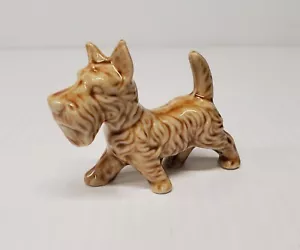 Beautiful Vintage Scottish Terrier Figurine From 1950’s - Made in Japan - 2.75" - Picture 1 of 9
