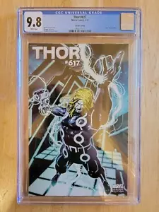 Thor #617 CGC 9.8 (1:15) TRON VARIANTE (1. ERSCHEINUNG KID LOKI) Disney + 2011 Neuwertig + - Bild 1 von 6