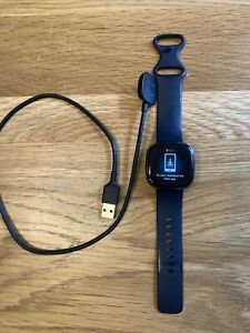 Fitbit Sense Advanced Smartwatch, Carbon/Graphite Stainless Steel with Charger