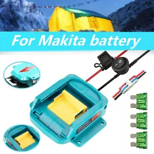 Adattatore batteria convertitore di potenza fai da te per Makita 18V con fusibile e interruttore 14 AWG - Foto 1 di 10