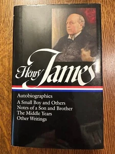 Henry James: Autobiographies 2016 HC/DJ LIBRARY OF AMERICA LITERATURE HISTORY - Picture 1 of 7