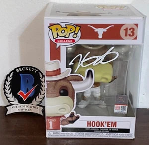 KEVIN DURANT SIGNED AUTOGRAPHED FUNKO POP #13 TEXAS LONGHORNS BECKETT WITNESS - Picture 1 of 1