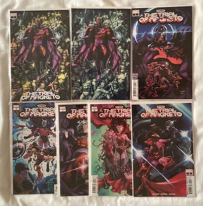 The Trial of Magneto 1 variant,1 virgin variant 1,2,3,4,5 X men full set - Imagen 1 de 1