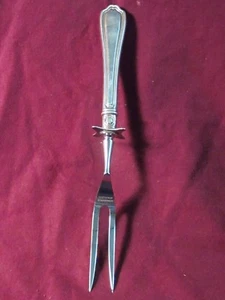 Sterling Reed & Barton HEPPLEWHITE CARVING FORK 9 1/4" No Mono - Picture 1 of 1