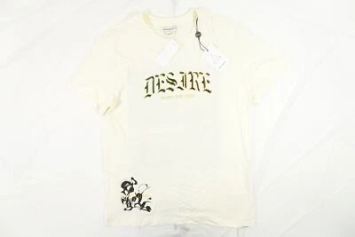 CAMISETA ONCE PARIS OFF WHITE CREMA DESEO MEDIO PLANTA REPTIL ARTE HOMBRE NUEVA Foto 1 de 4