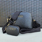 Guess Los Angeles Genuine Authentic Crossbody Bag Black Small