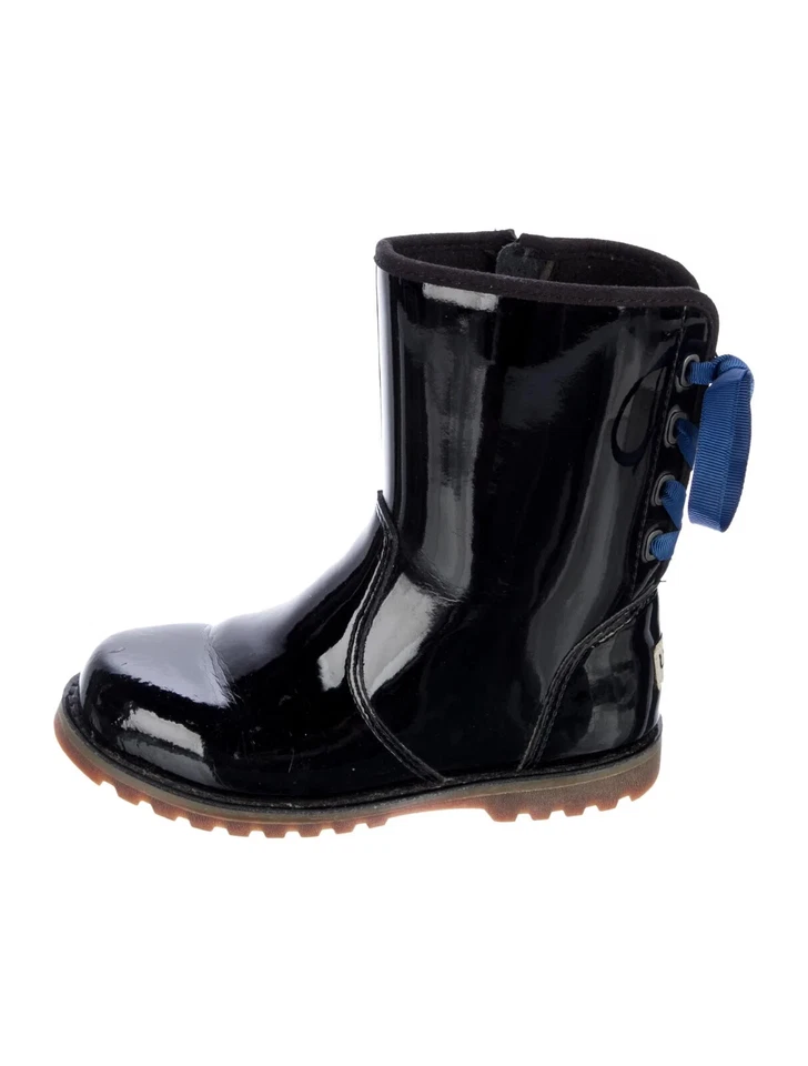 Малыш UGG Australia Corone лакированная кожа 1009191T черный 100% оригинальный новый - Изображение 1 из 3