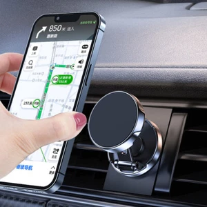 Universal Magnetic Car Phone Holder 360° Rotation Foldable Dashboard Mount Stand - Picture 1 of 11