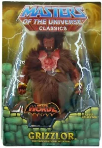 FIGURA GRIZZLOR MASTERS OF THE UNIVERSE CLÁSICOS con MAILER R6295 2010 *NUEVO* - Imagen 1 de 3