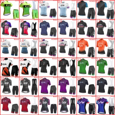 Mujeres Ciclismo Jersey Babero Pantalones Cortos Traje Verano Manga Corta Bicicleta Uniforme Deportivo Foto 1 de 4