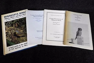 Lot of 4 MINNESOTA Leaflets on BIRD Observations, Guides, County Nesting Records - Picture 1 of 9
