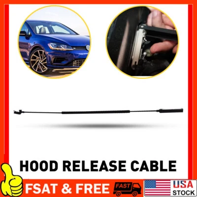 For 2015-2018 VW Volkswagen Golf Sportwagen GTI Hood Latch Lock Release Cable B - Image 1 of 4