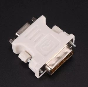 DVI-D Digital Dual Link Male 24+1 to VGA Female Adapters Computer Monitor UK - Picture 1 of 6