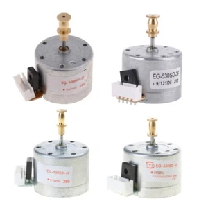 Motor de tocadiscos metálicos EG530SD-3F 3 velocidades 33/45/78 RPM para reproductor de discos DC5-12V - Imagen 1 de 25