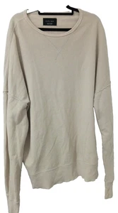 Zara Man Round Neck Off White Pullover Size 40 - Picture 1 of 5