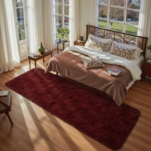 Soft Runner Rug for Bedroom Living Room 2x8 Plush Fluffy Rugs, Shag Furry Run... - Bild 1 von 8