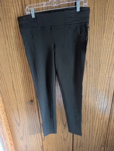 NWT Boom Boom Jeans Black Leggings Criss Cross Accents - Picture 1 of 6