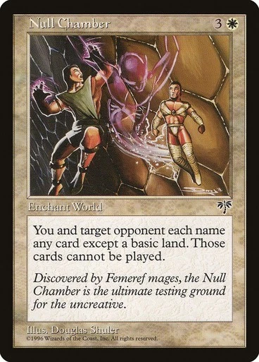 MTG - Null Chamber - Reserved List - Mirage - Magic the Gathering - Image 1 of 1