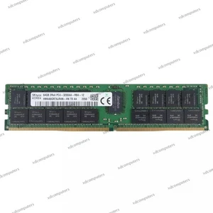 Memoria de servidor SK Hynix 64 GB 3200 MHz REG ECC RAM DDR4 DIMM 2Rx4 PC4-25600 - Imagen 1 de 2