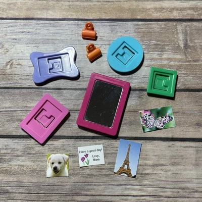 American Girl Doll Truly Me School Locker Accessories Mirror Phot Frames Notes - Image 1 of 4